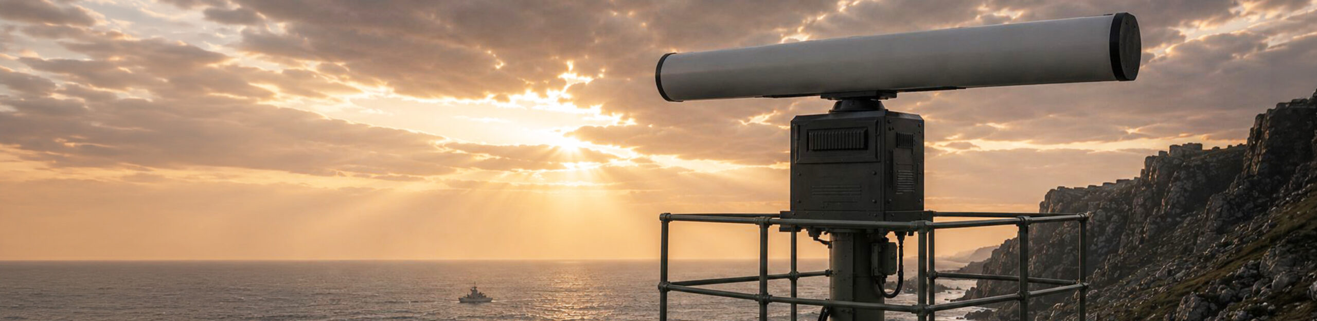 SEA EAGLE radar at coastal site for maritime surveillance